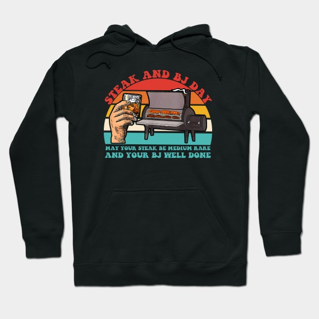 Steak And Bj Day Hoodie by MishaHelpfulKit